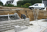 Réalisation des fondations à Avesnes-en-Bray
